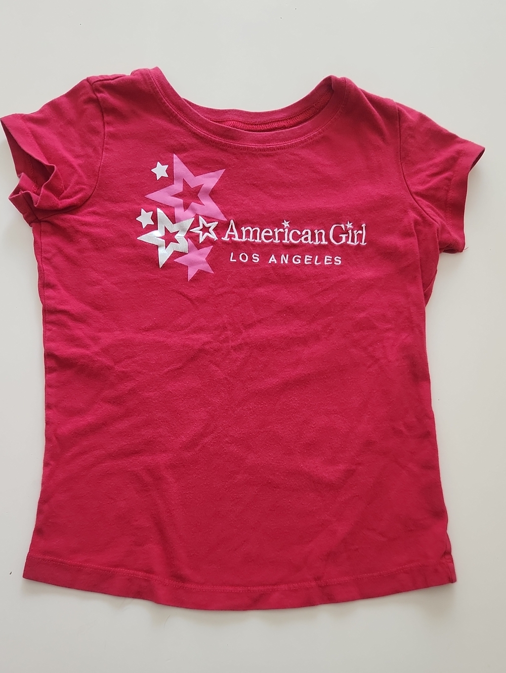 American Girl Los Angeles Vintage Short Sleeve Tshirt 10 12